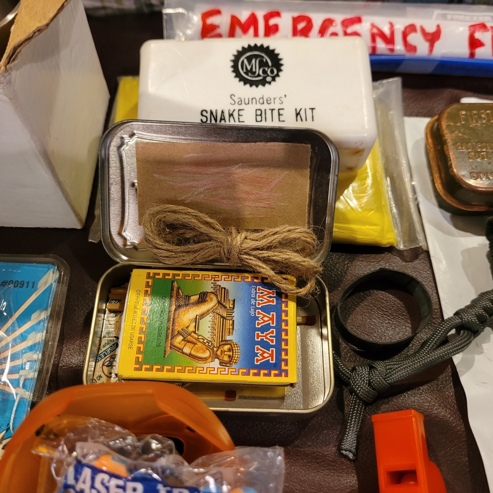 EmergenC Survival BugOutBag (BOB) TAMU corps Patch Lots of Great Tools4Survival