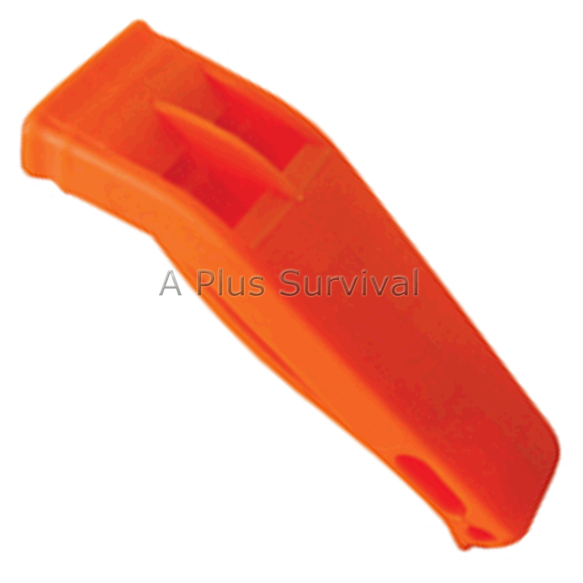 2 Pack Bright Orange Floating Safety Whistle & Clip Survival Emergency Kits