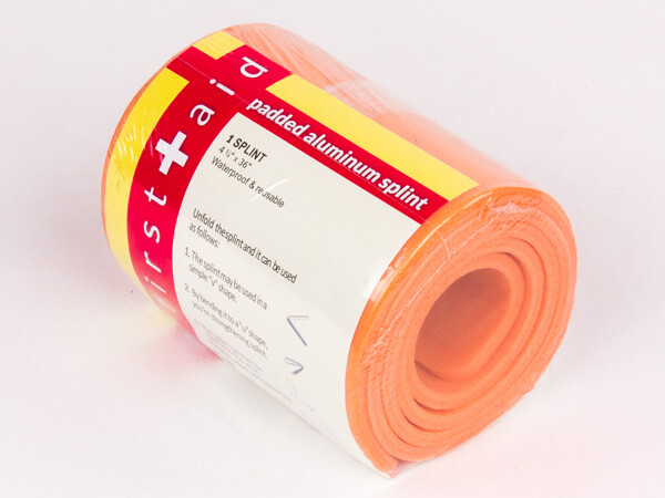 Ever Ready First Aid Universal Aluminum Splint Orange – 36″ Rolled