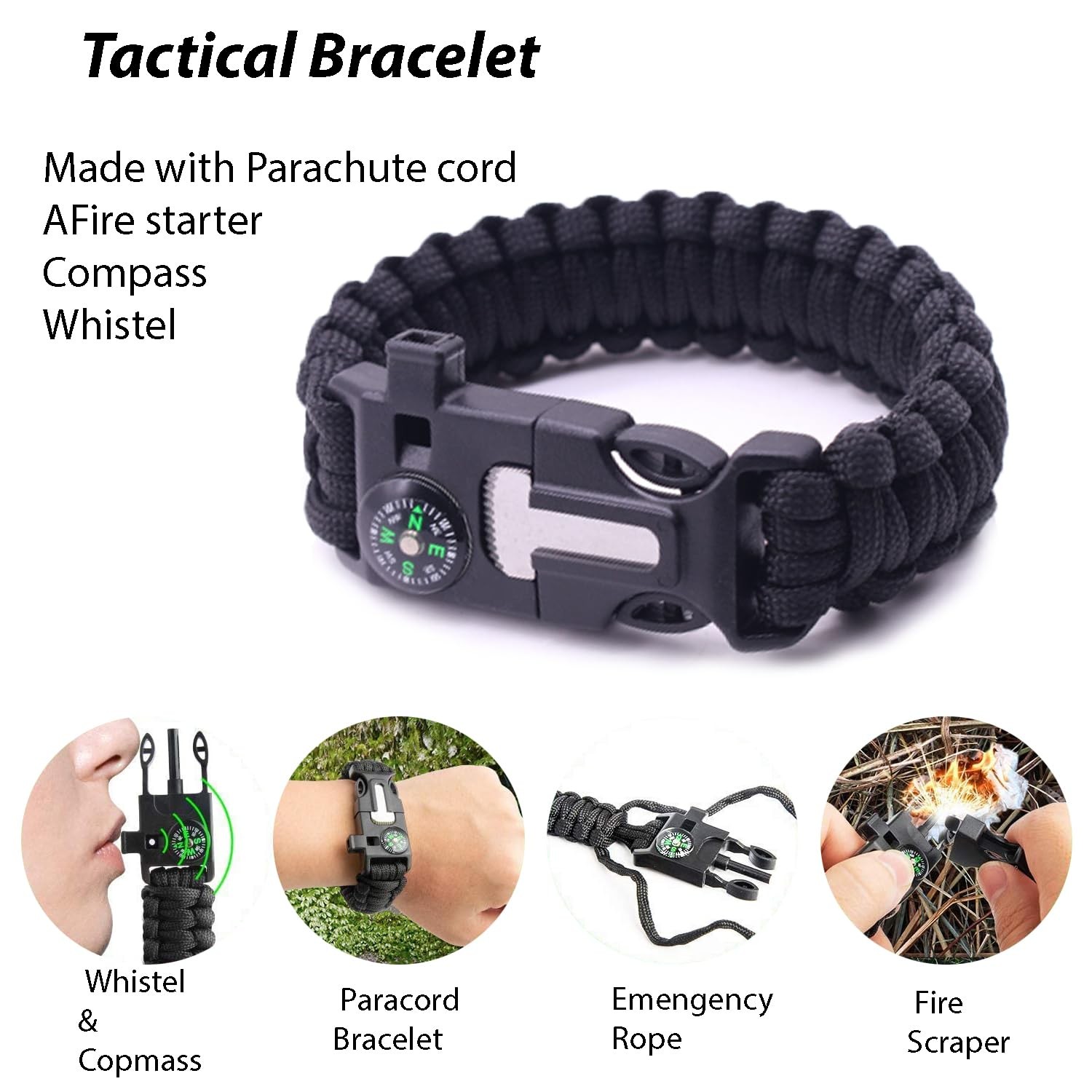ALERTOA Survival Kit with Useful Tactical Tools, Camping Gear, Emergency Surv…