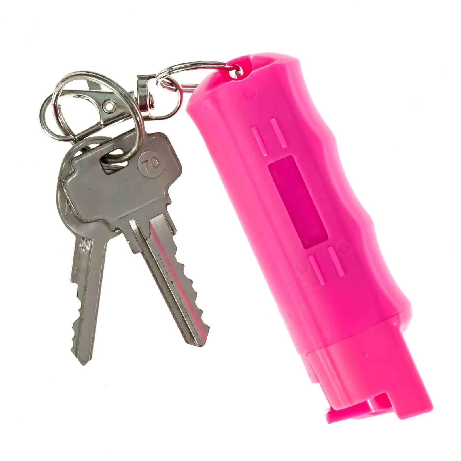 2 Pack 1/2oz Pink Pepper Spray Keychains for Women’s Self-Defense Security