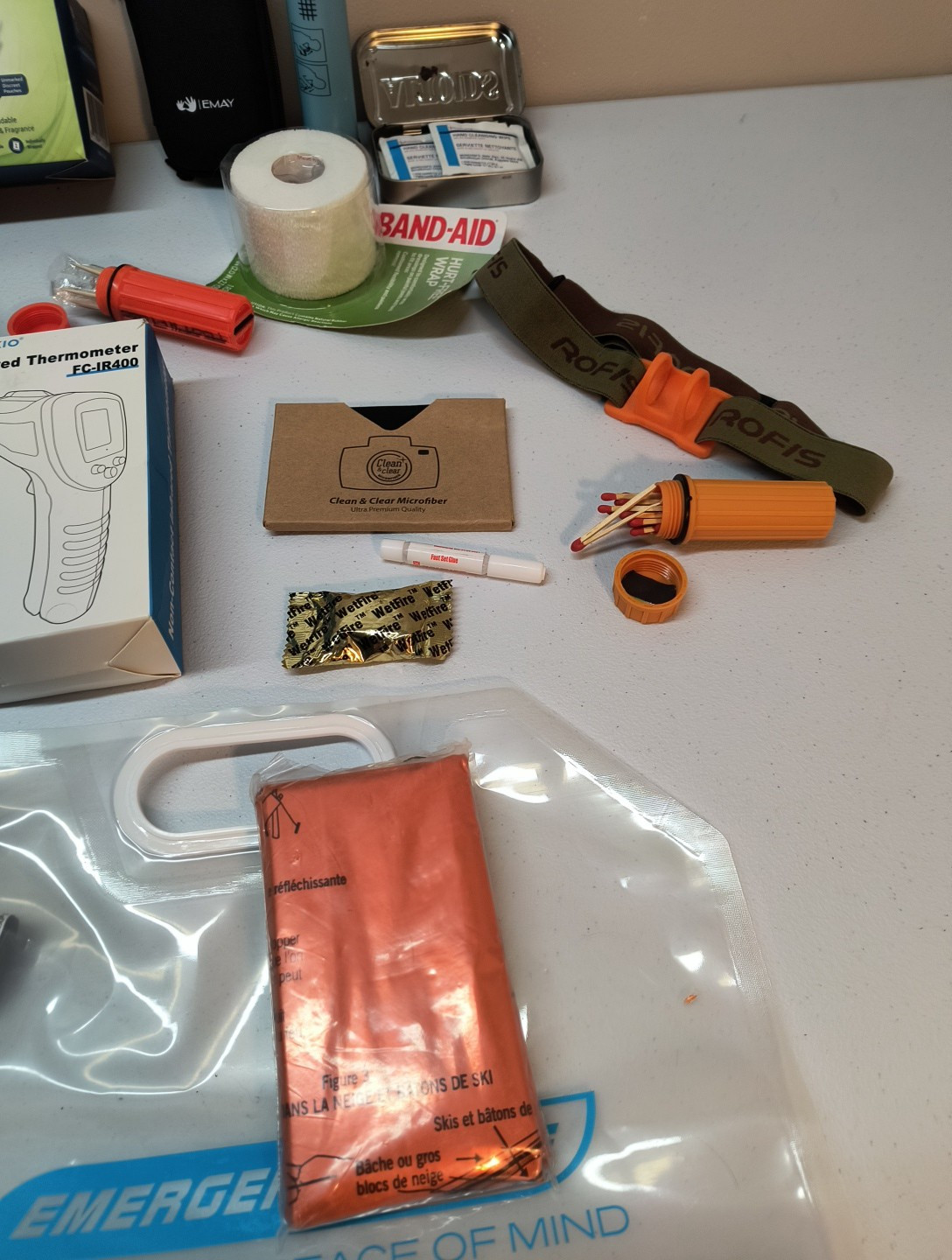 Emergency Survival Kit Camping Bug Out Medical DIY Disaster Relief Prepper PICS!