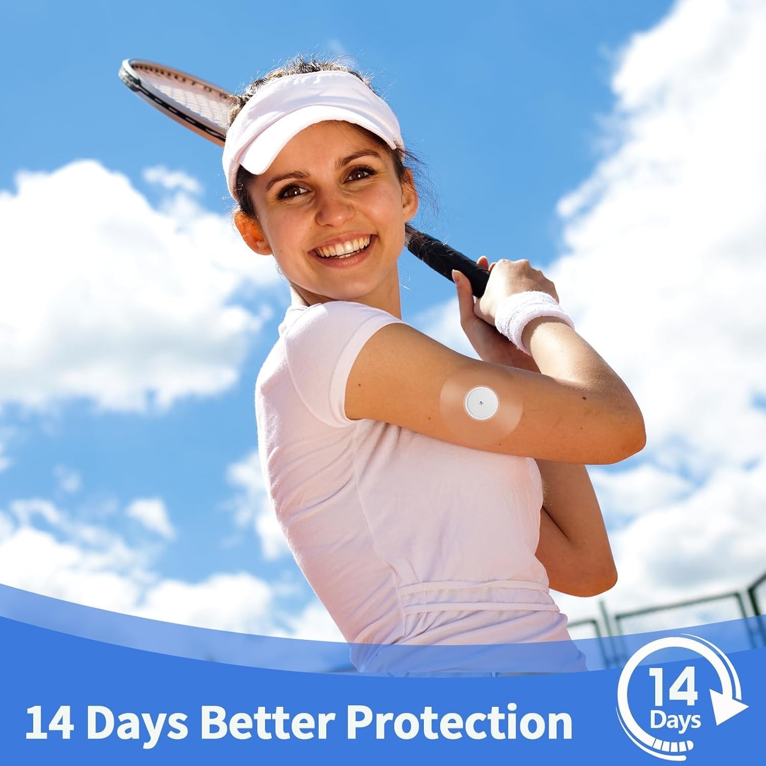 Libre 2 Sensor Covers, 60Pack Waterproof Freestyle Adhesive Patches for Libre…