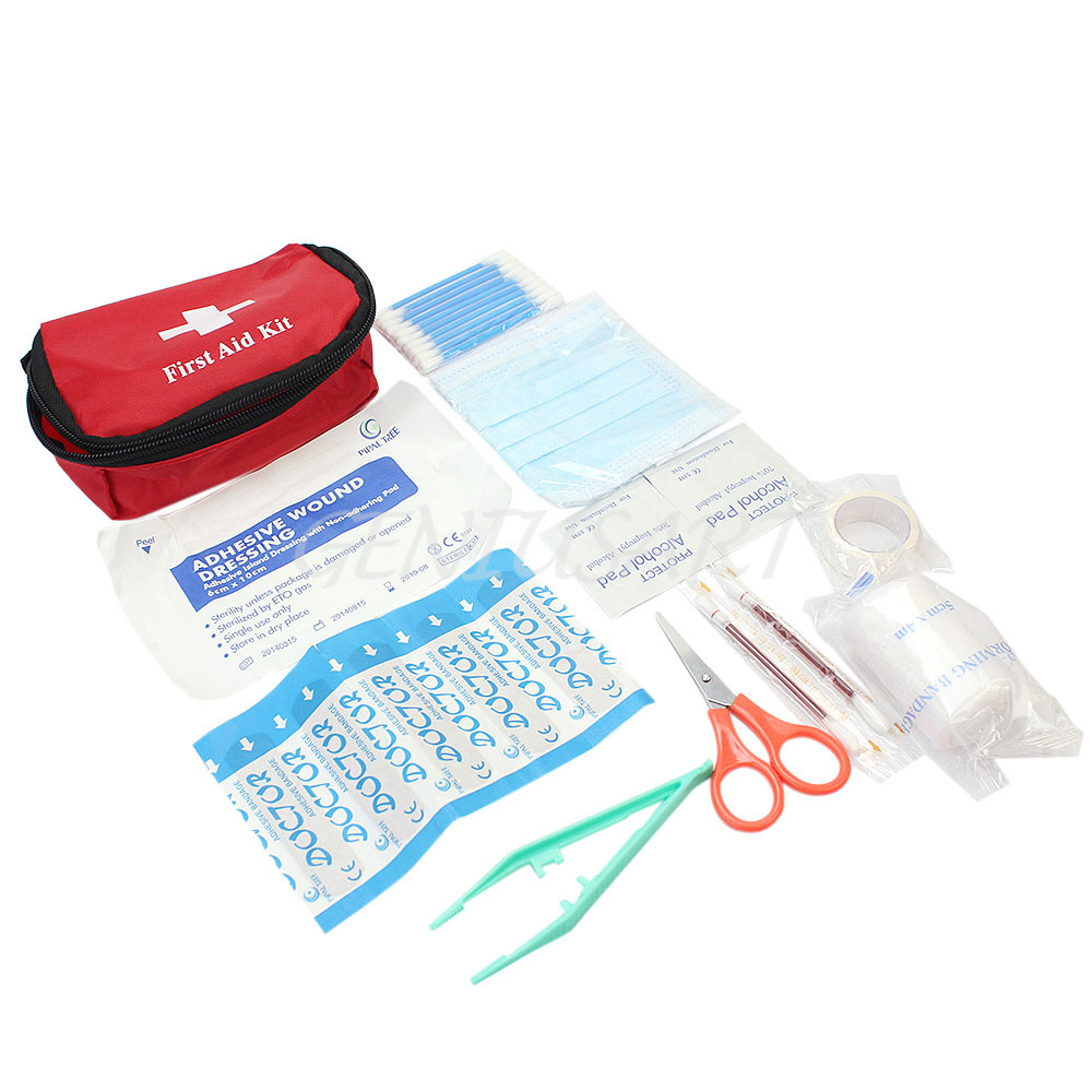 First Aid Kit Emergency Survival Medical Rescue Bag Treatment Case Home Outdoor