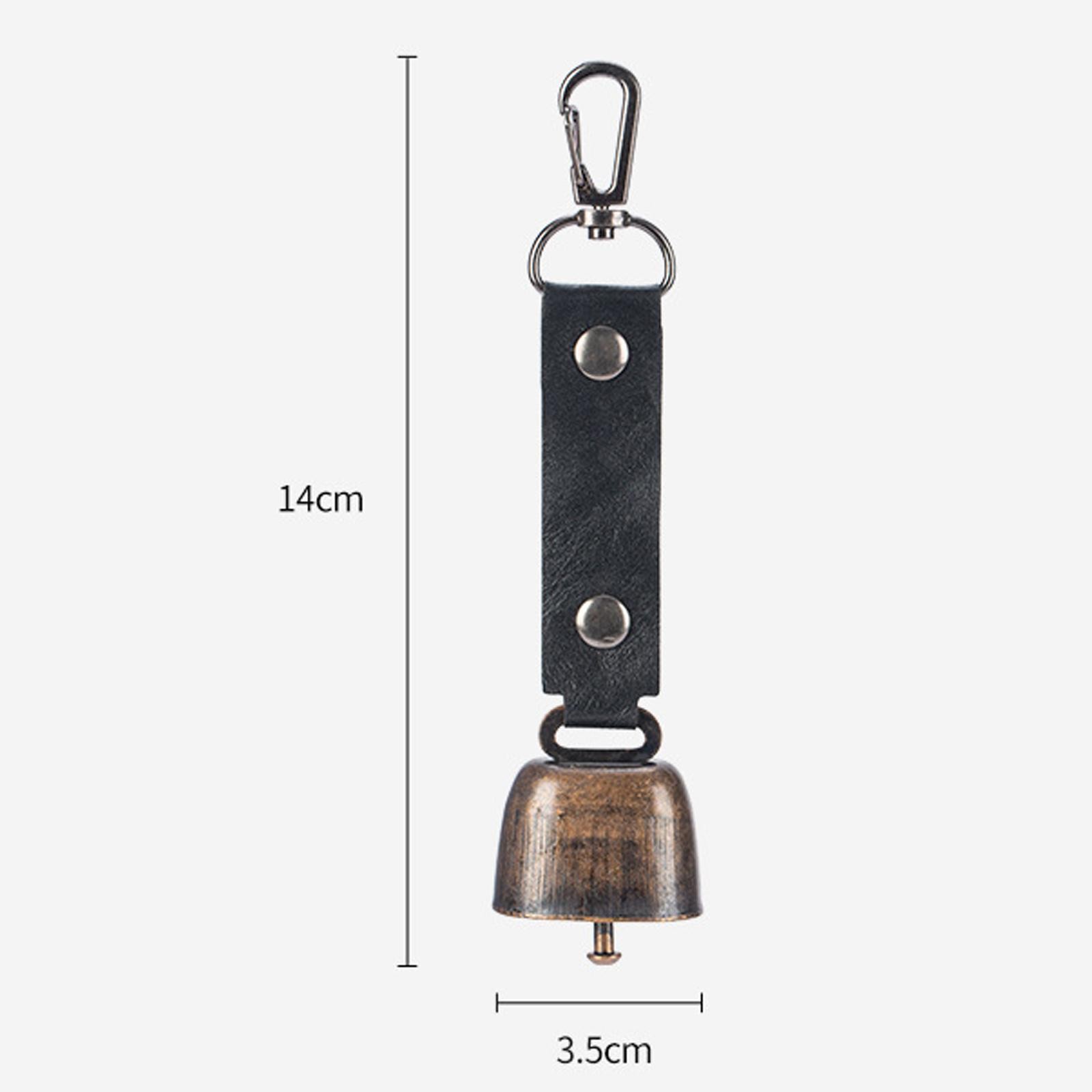 2x Loud Bear Bells Compact Backpacks Pendants for Trikking Survival Climbing