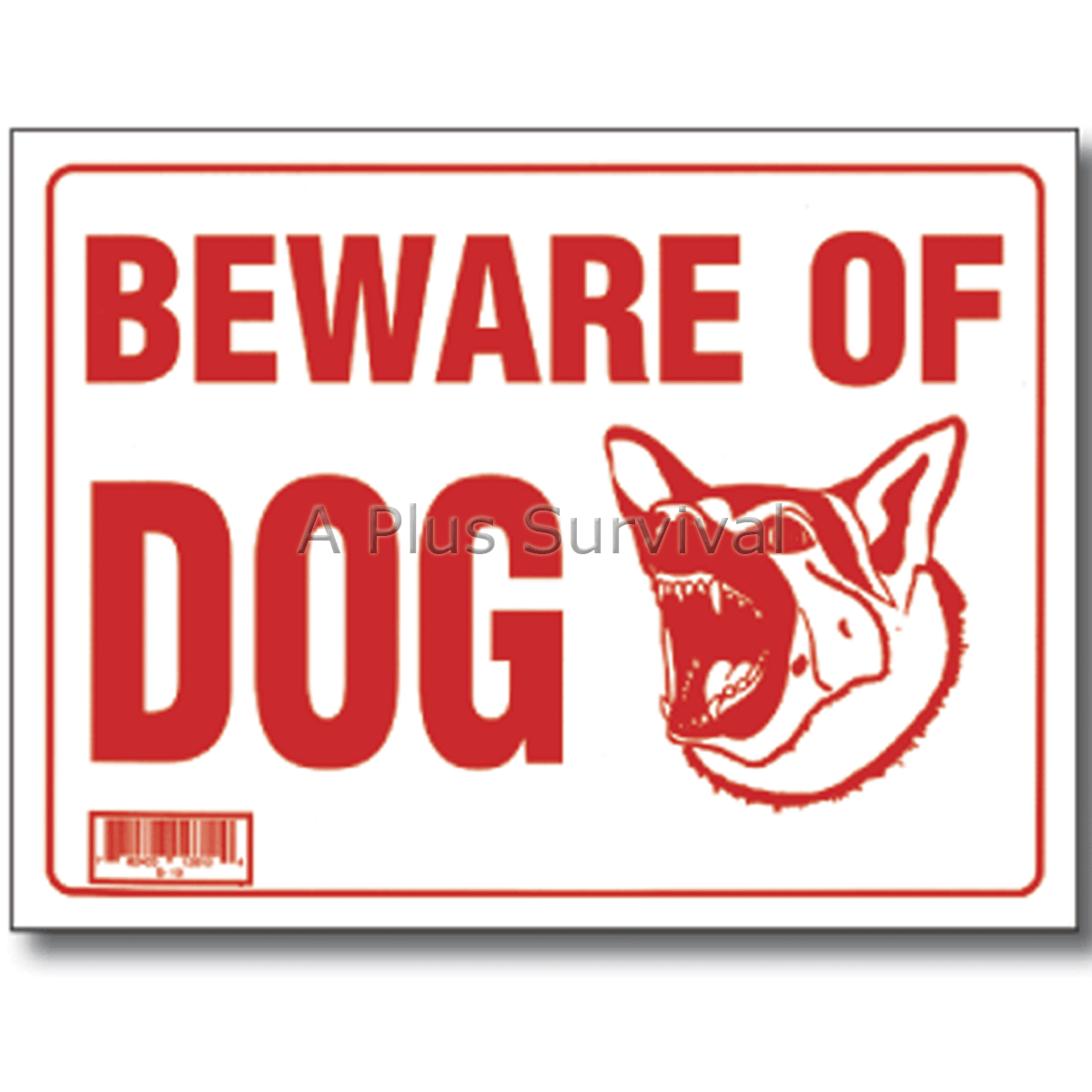 2 Pack – Beware of Dog – 9″ x 12″ Caution Safety Sign Home Business Office Yard