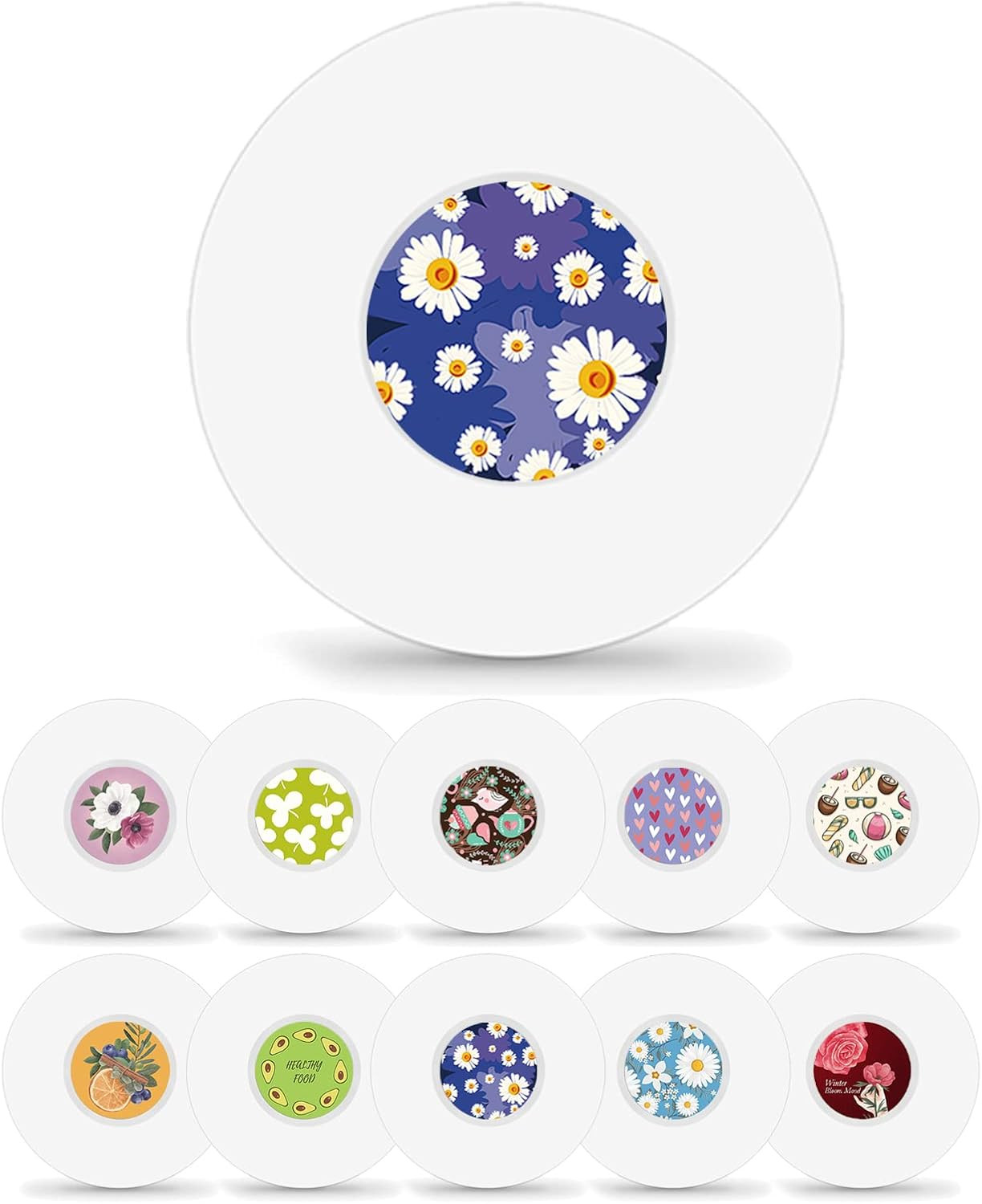 HONYOU 40Pack Libre 3 plus Sensor Covers Waterproof Freestyle Sensor Stickers