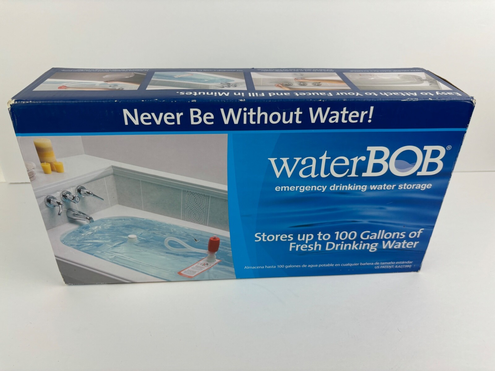 Water BOB Survival Emergency Drinking Fresh Water Storage 100-Gallons Kit NEW