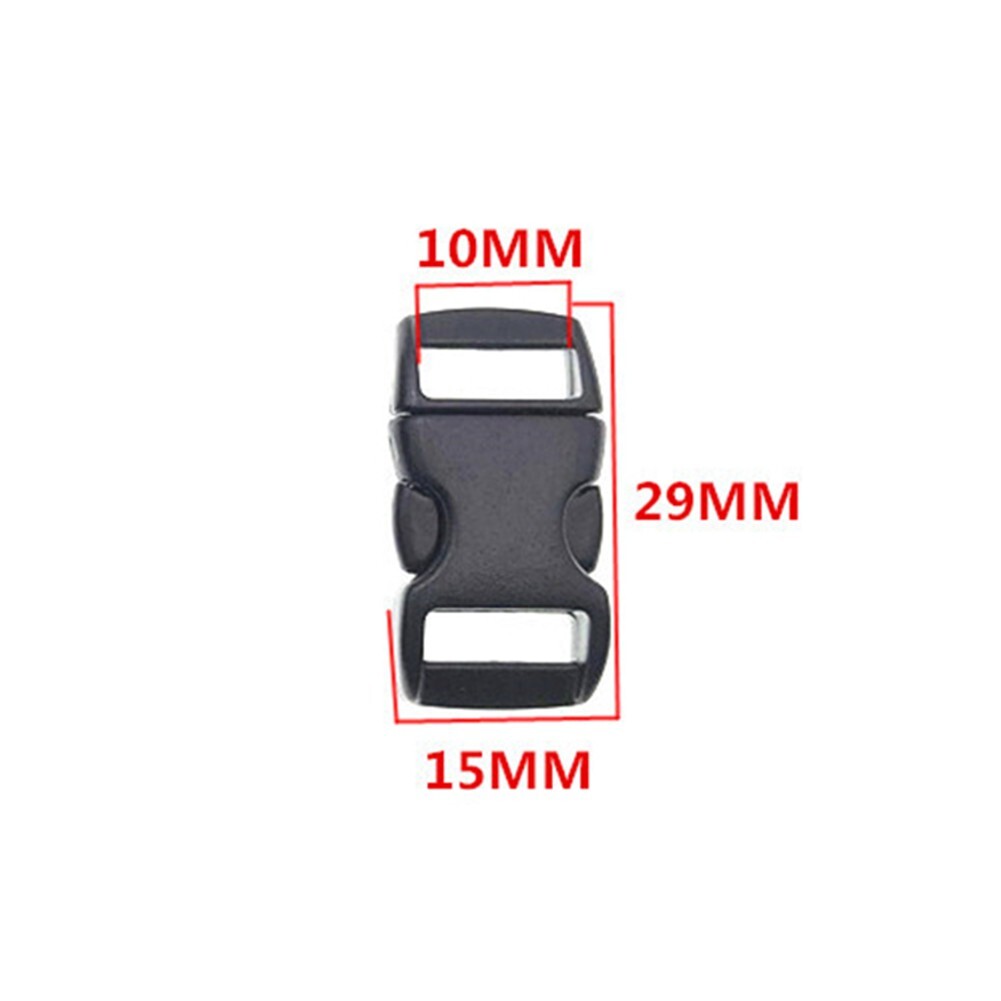 Plastic Buckle Plastic Buckle Practical Umbrella Rope Black Buckle-Paracord