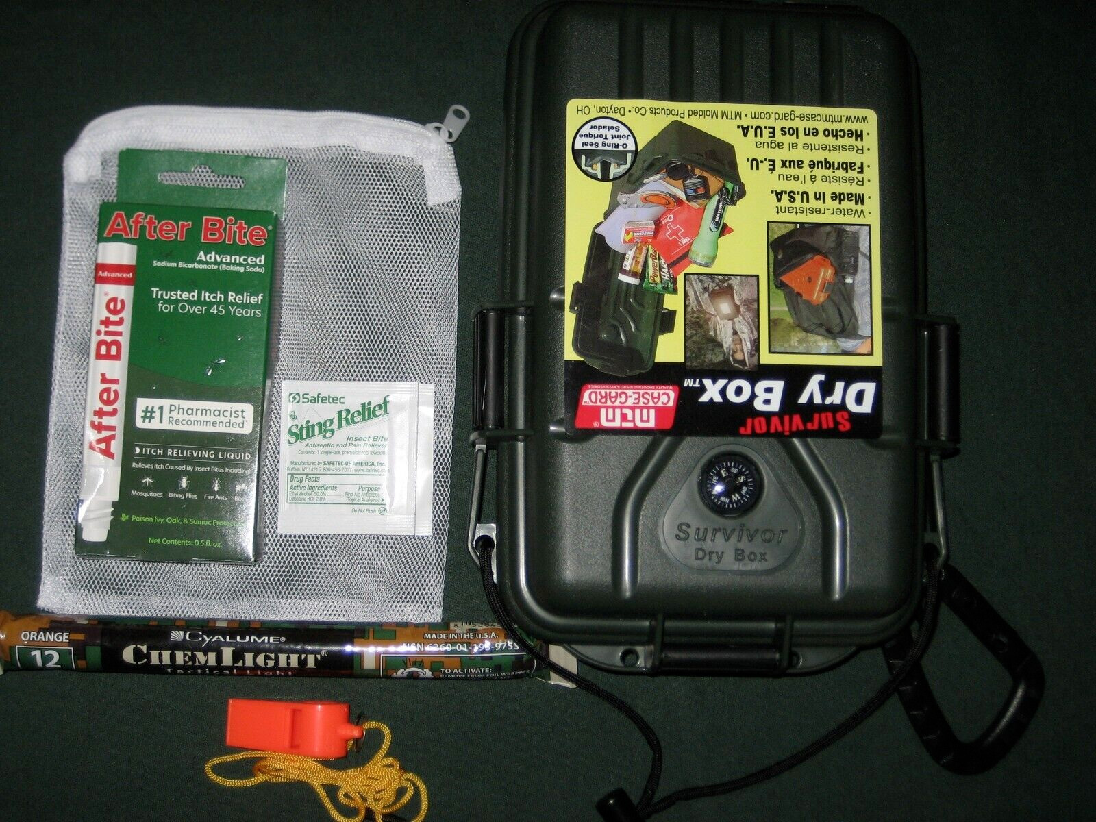 MTM DRY BOX HUNTING/CAMPING/HIKING * + EXTRA’S–KIT MADE IN USA REG.$26.50