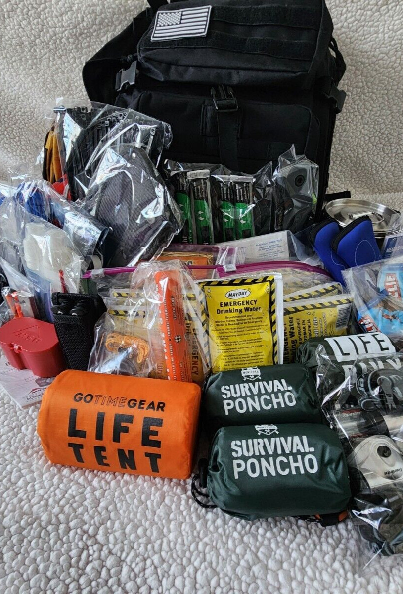 72-hour survival bag for 2 people “Read the full description of the contents”
