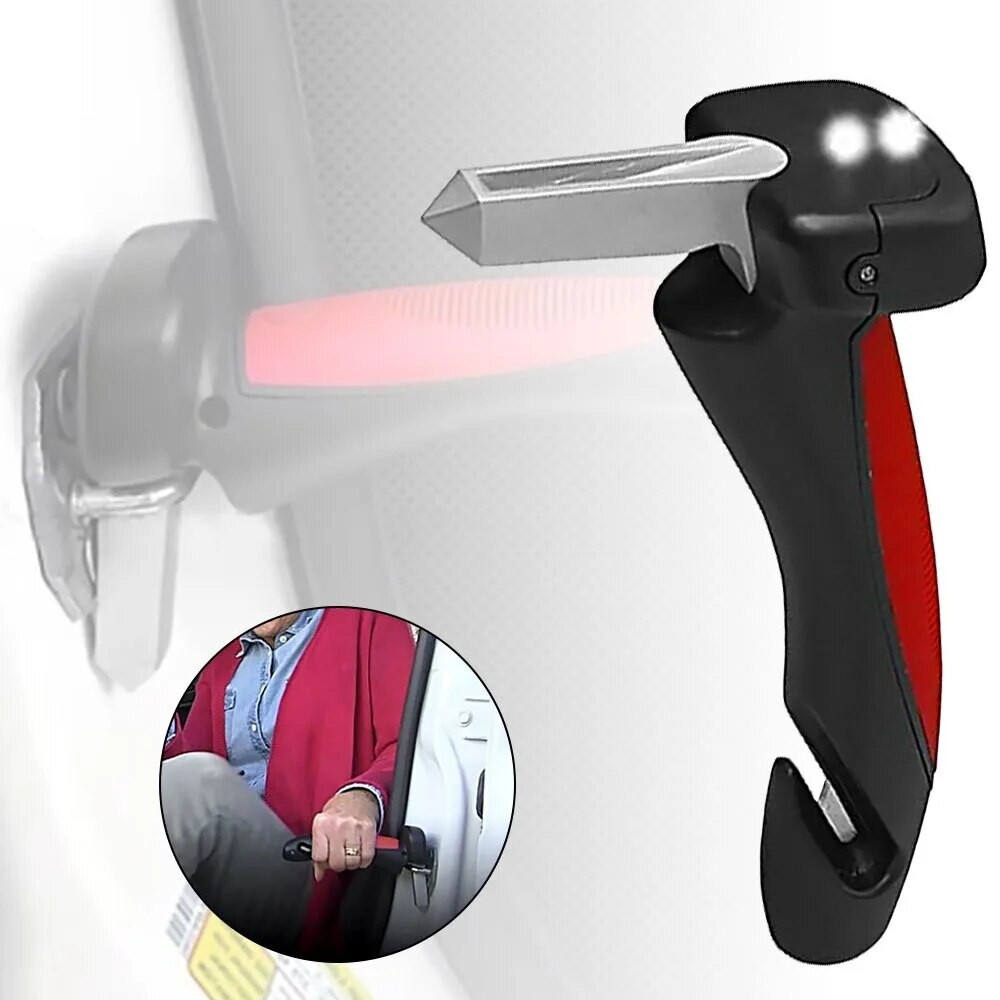EMT Emergency Rescue Car Vehicle Multi Tool With Knife Rope Seat Belt Cutter