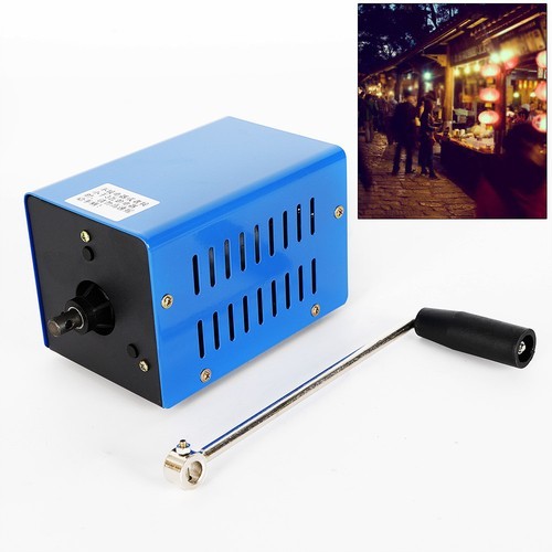 Emergency Hand Crank Generator Camping Survival Power Supply Charger 20W USB