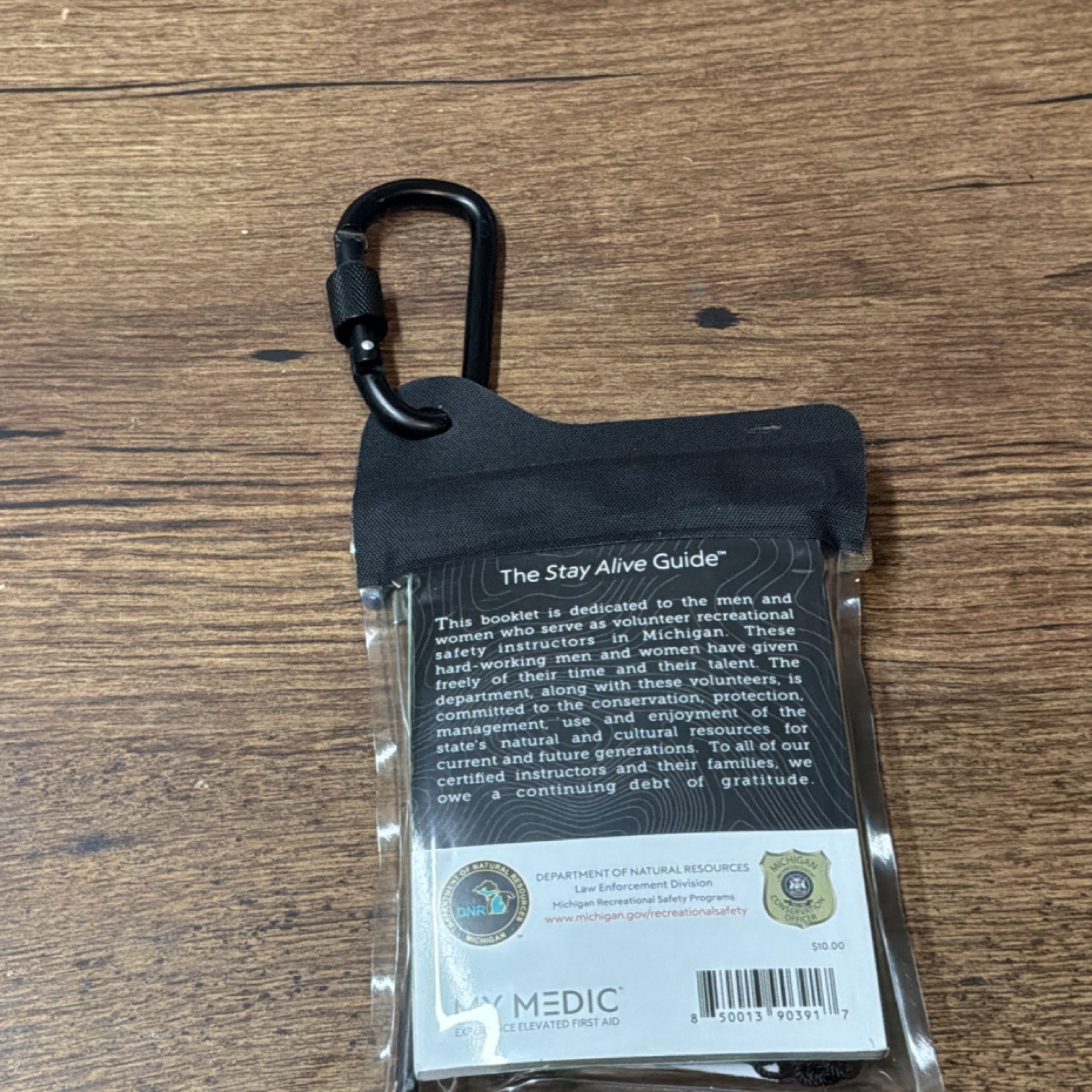 Waterproof Survival Kit with First Aid Guide, Compass, Multi-tool & Much More