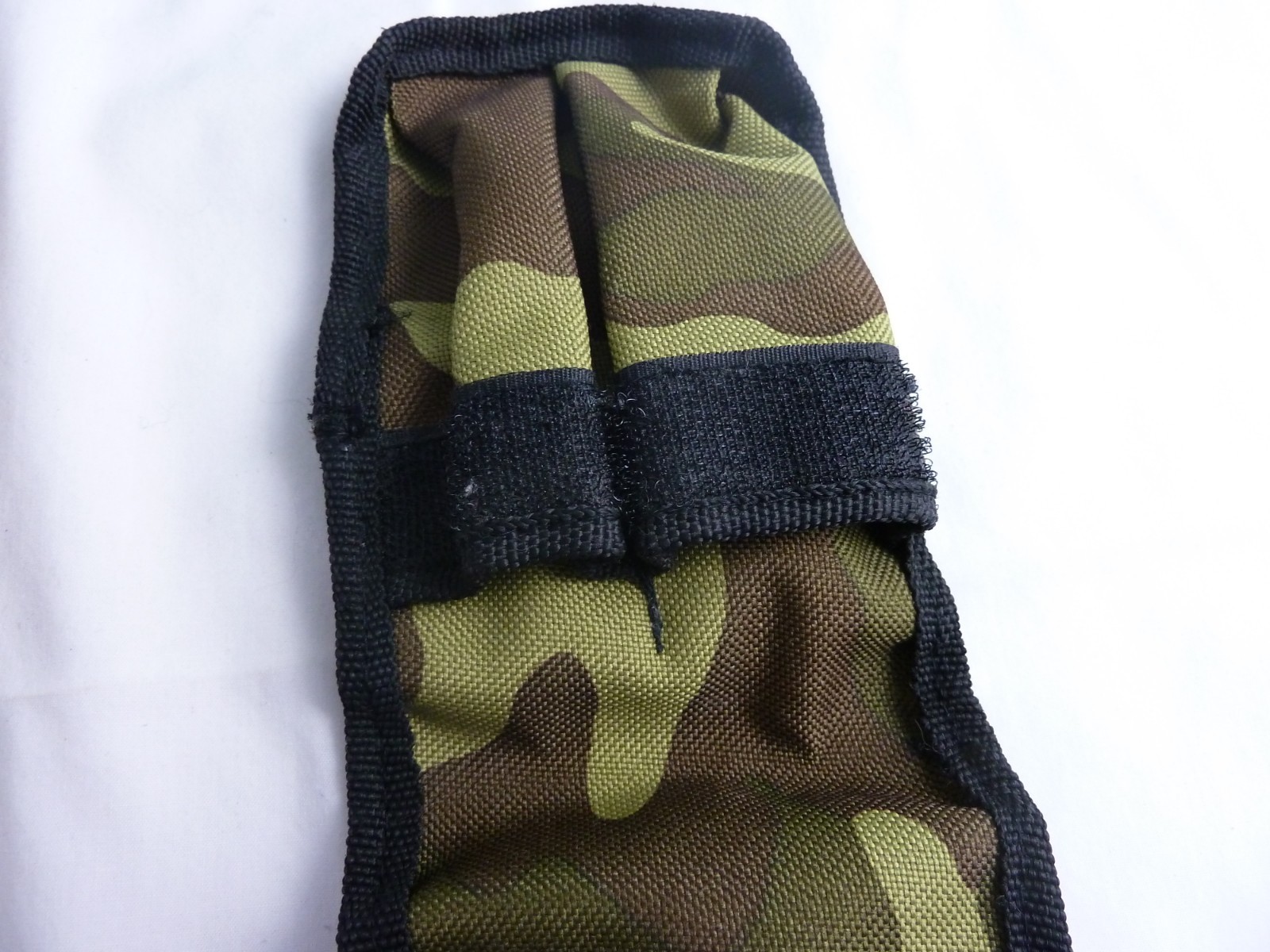 Appalachian Trail Camo Belt Pouch Hook Loop Closure 2 Section Pocket