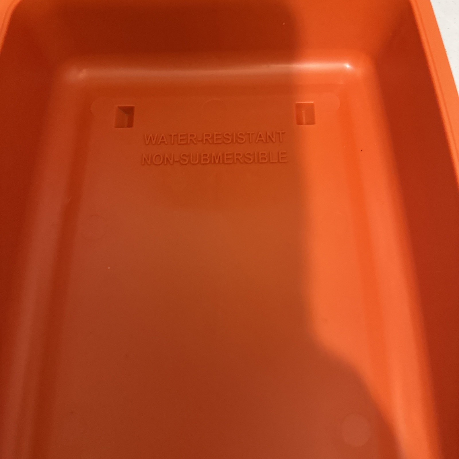 Orange MTM Survivor Dry Box with O-Ring Seal Compass Made In The Usa