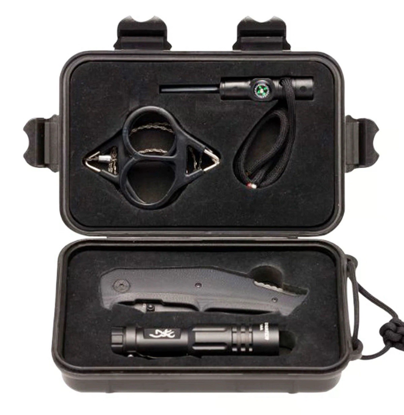 Browning Survival Kit Perfect for Emergency Knife, Fire Starter, Compass & MORE!