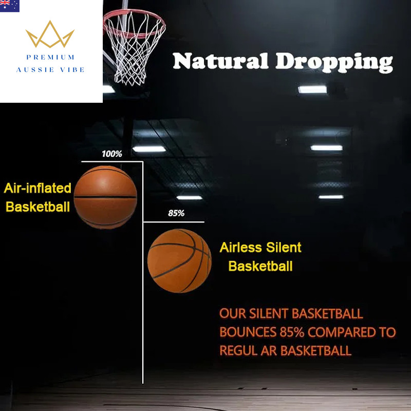 Grooved Silent Basketball 29.5”/27.5”Foam Basketball Indoor Training Silent Ba
