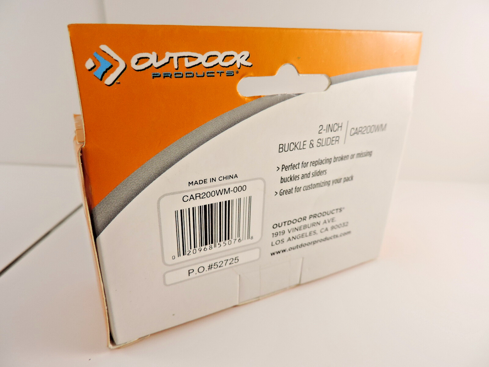 Outdoor Products Buckle & Slider 2″ 2 Sets Per Box CAR200WM-000