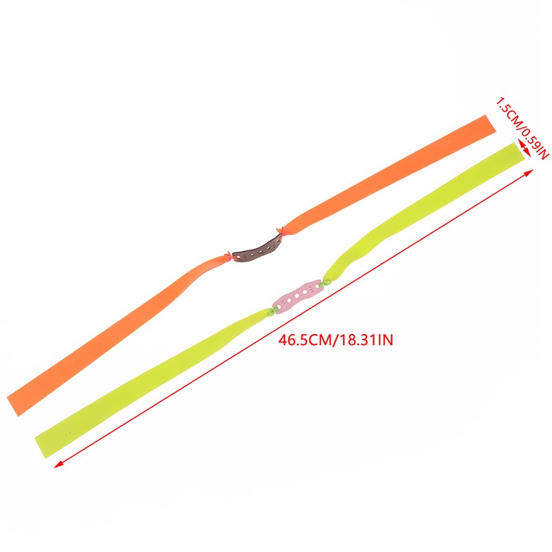 10Pcs Slingshot Flat Rubber Band 1.0mm Hunting Catapult Shooting Accessories