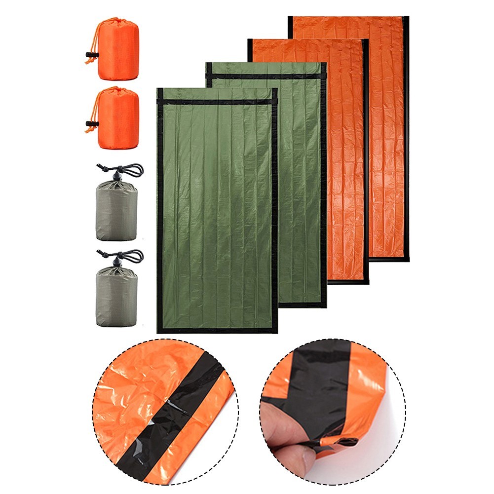 4PCS for multi Purpose Survival Sleeping Bags Ideal for Outdoor Activities