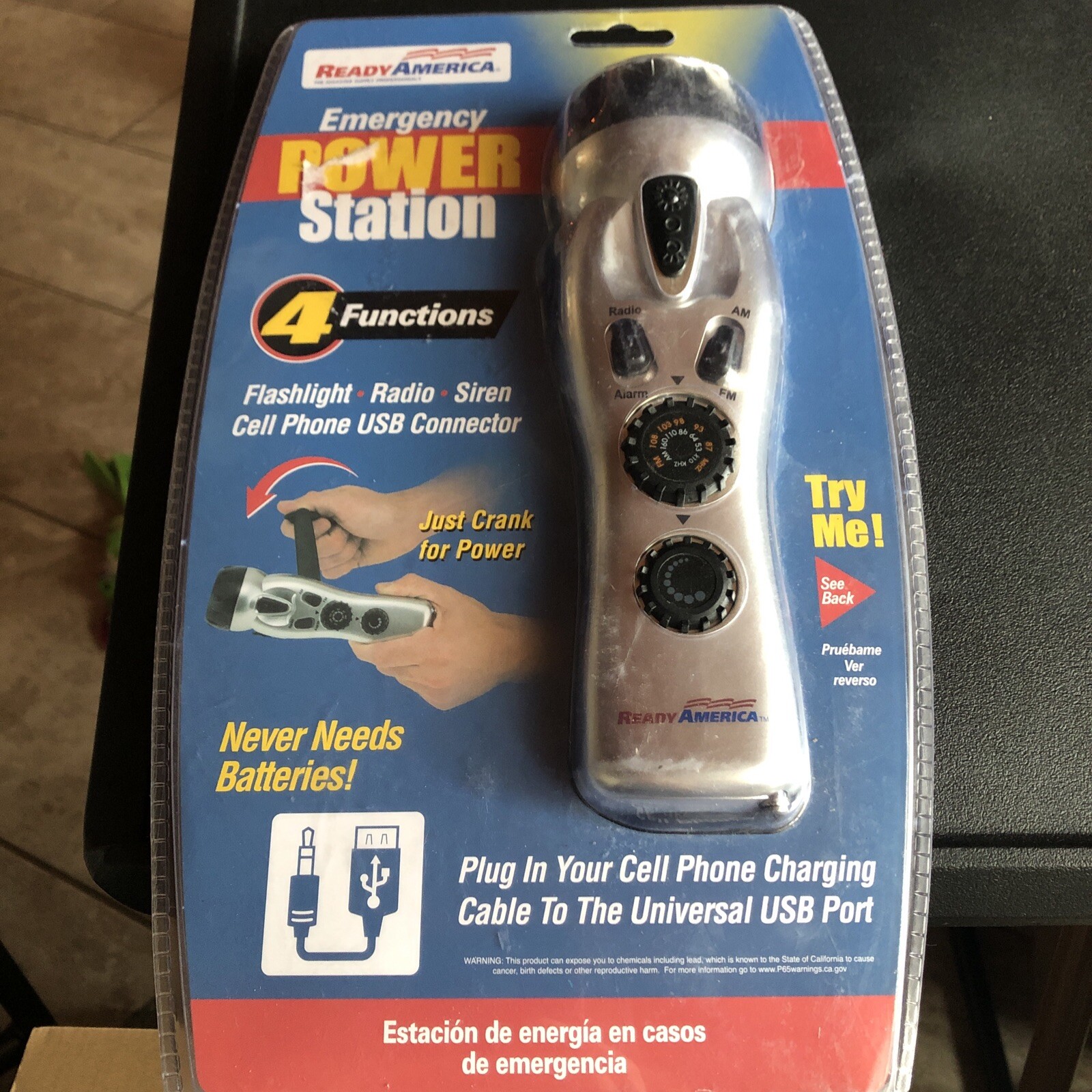 Ready America 70801 Emergency Power Station, 4 Function NEW!!
