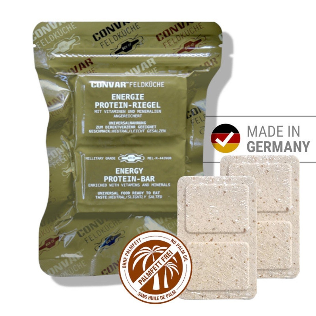 2 Bars Energy Protein Bars CONVAR Field Kitchen Military Grade, 120g – Emergency
