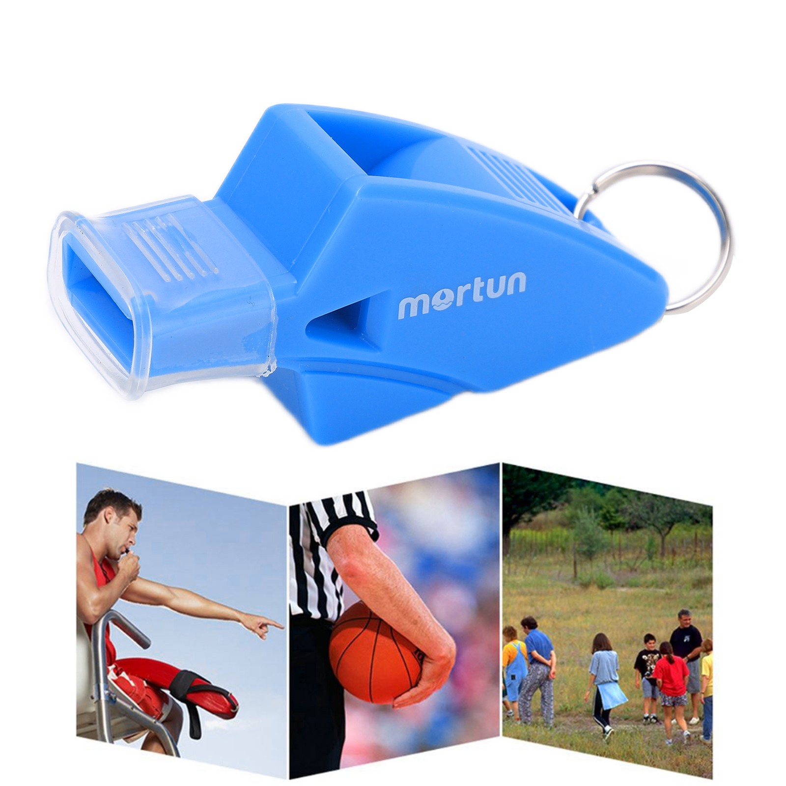 5 Plastic Crisp Sound Outdoor For Referees Easy To Use
