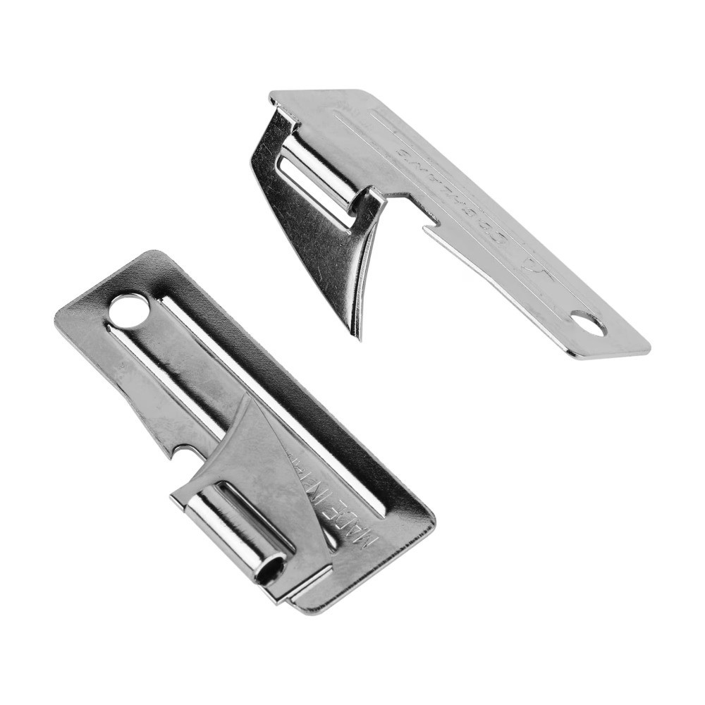 Heavy Duty Military Can Opener, 2-Pack for Camping, Hiking & Survival Kits