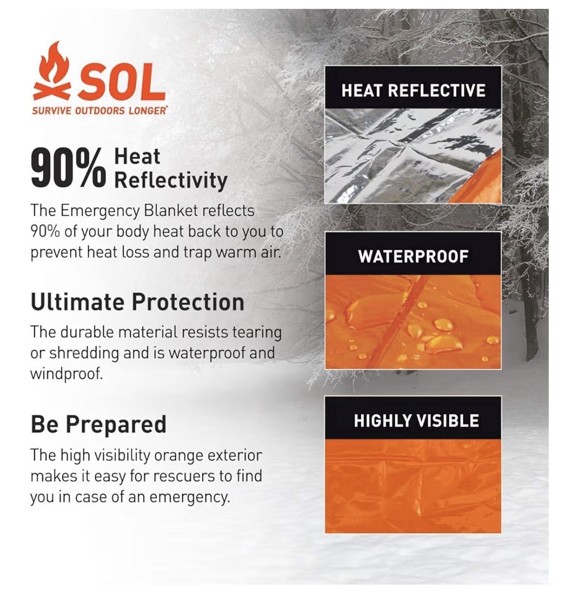 Adventure Medical Kits SOL Heatsheets Emergency Blanket 2 Person Survival