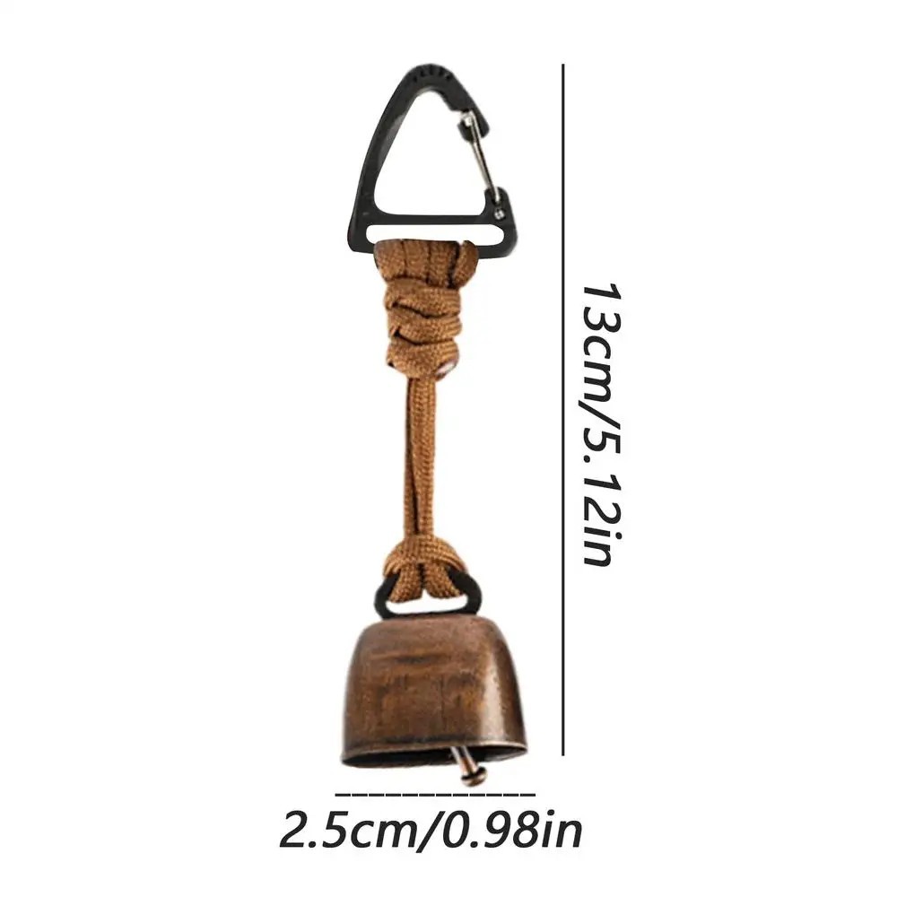 Bear Bell Hiking Loud Bell Safety Protector Bell With Carabiner Outdoor NEW USA