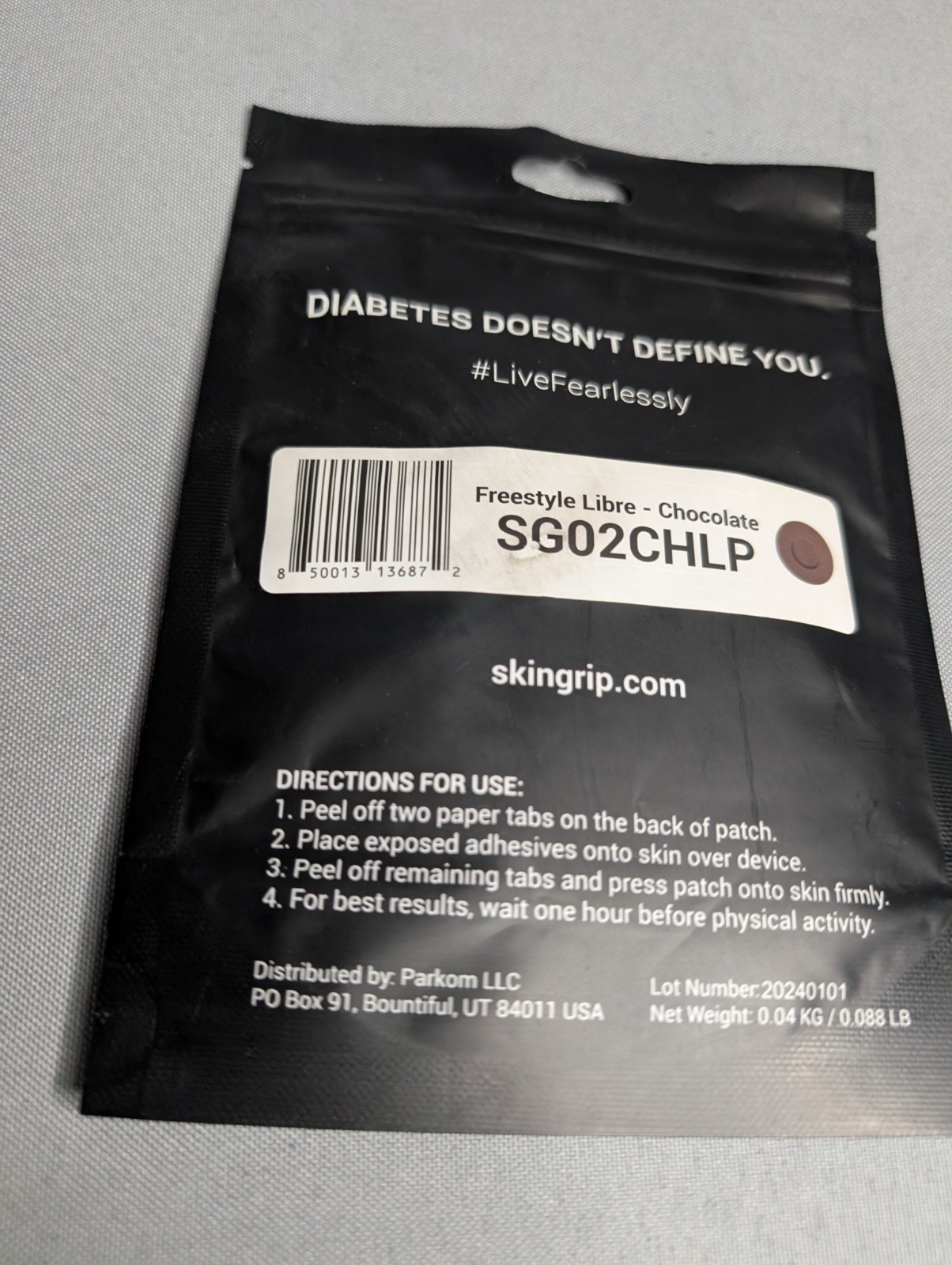 Freestyle Libre 2 CGM Sensor Covers Waterproof Durable Hypoallergenic Chocolate