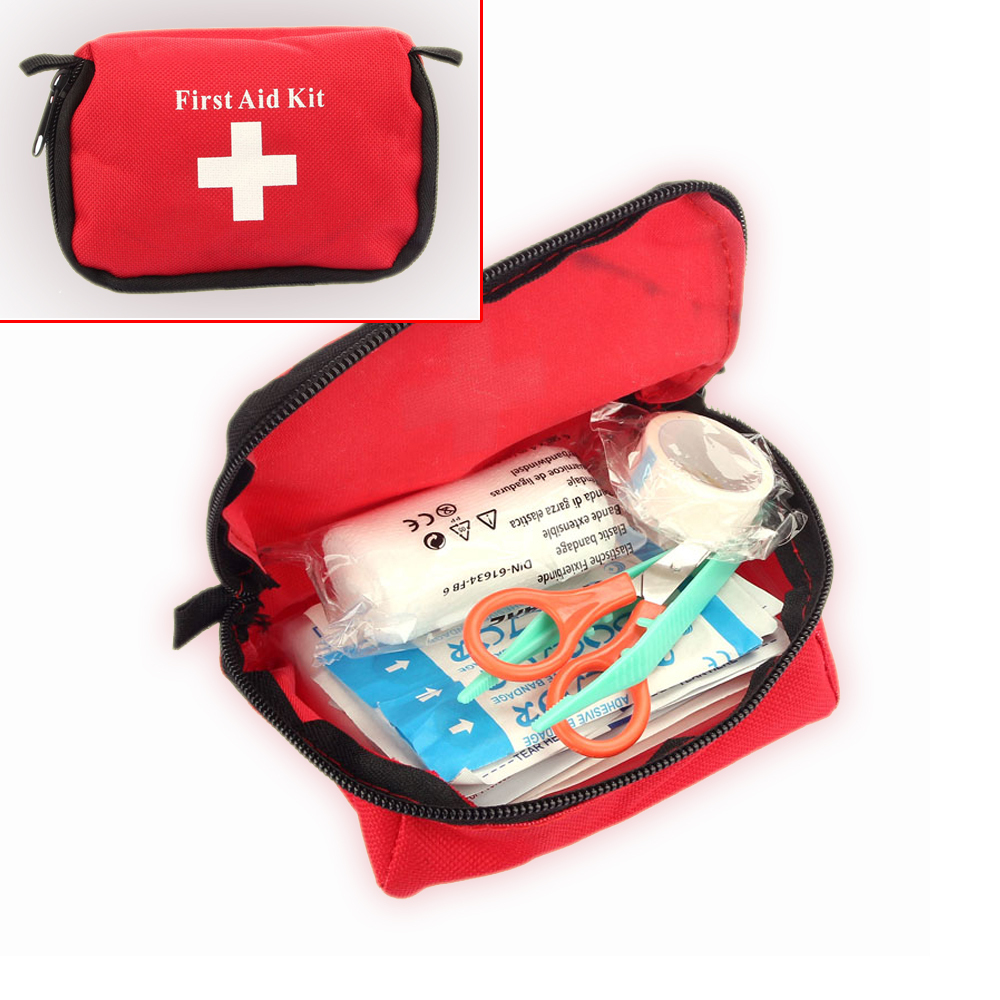 First Aid Kit Emergency Survival Medical Rescue Bag Treatment Case Home Outdoor