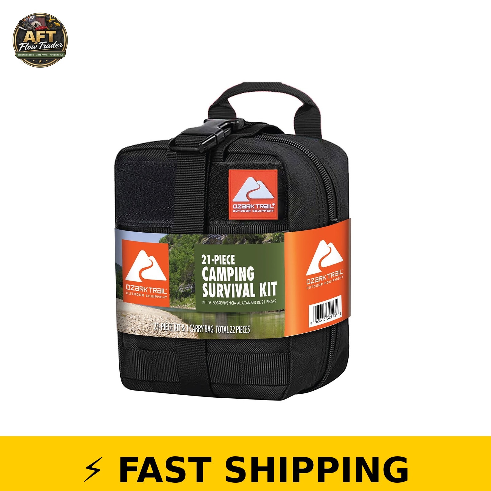 Ozark Trail Deluxe Outdoor Survival Kit – 21 Essential Pieces