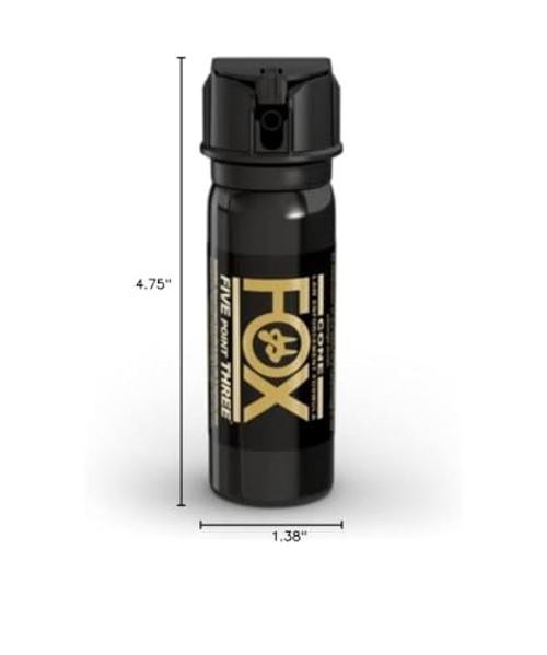 Fox Labs 22FTMDB Flip Top Cone Pepper Spray 2oz w/5.3 million Scoville Units