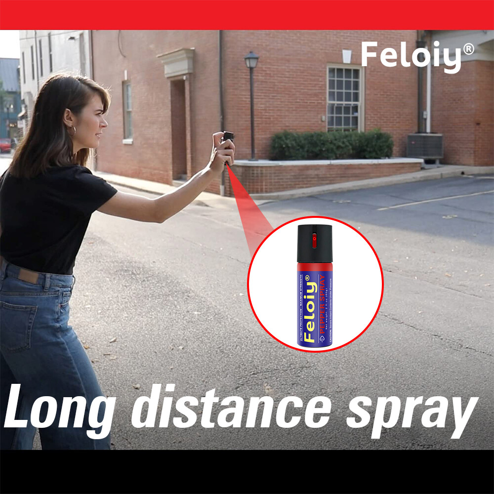 1/2/3/4/5 Bottles Feloiy Pepper Spray Flip Top Self Defense Security Protection