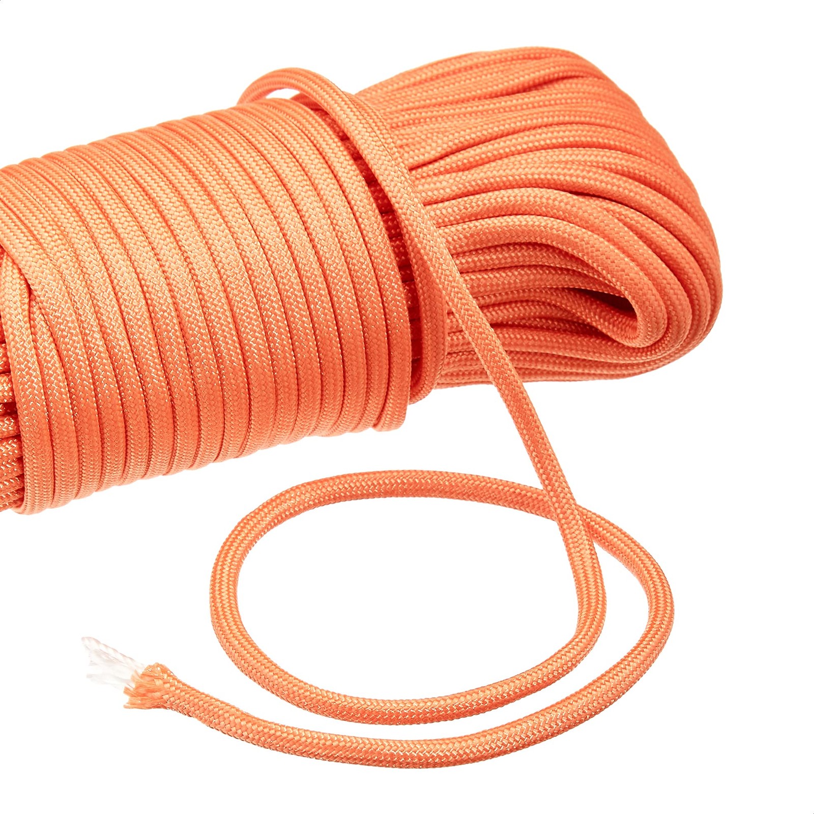 Amazon Basics 550 Type III Paracord, 7-Strand Core, 5/32 in x 100 ft, Orange