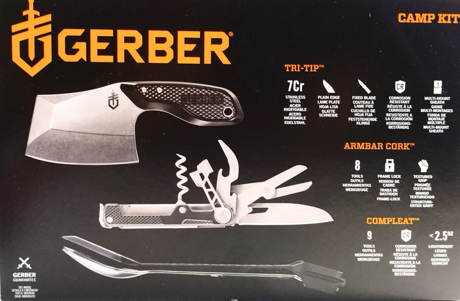 Gerber Around Camp Kit (6pc set combo)