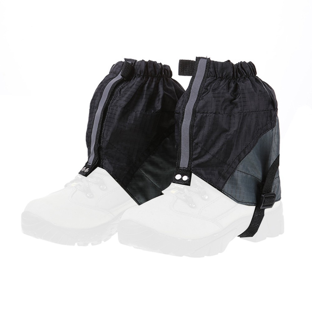 Outdoor Waterproof Leg Gaiters with Reflective Strips Protect Your Shoes