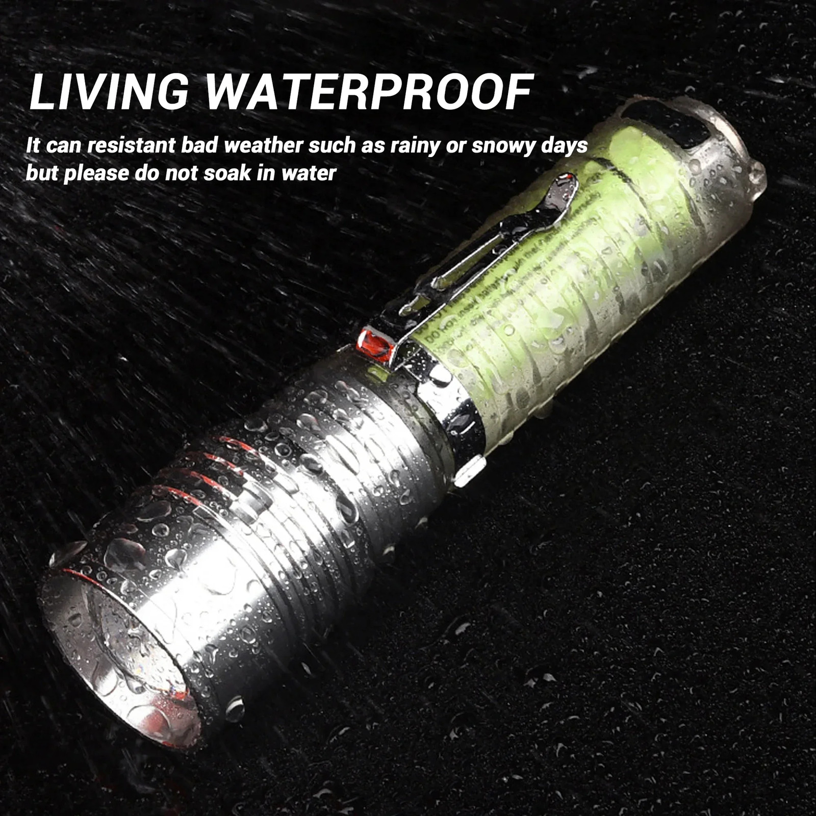Spotlight Long-Range Strong Light XPG Focusing Flashlight Type-C Charging with S