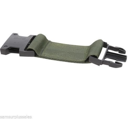 NEW US Military LBV OD Web Pistol Equipment BELT EXTENDER Black Nexus Buckle NOS