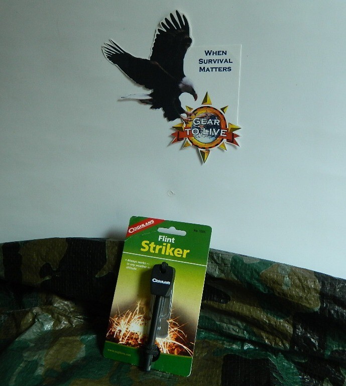 COGHLANS FLINT STRIKER WATER RESISTANT FOR OUTDOOR EMERGENCY CAMPING US SELLER