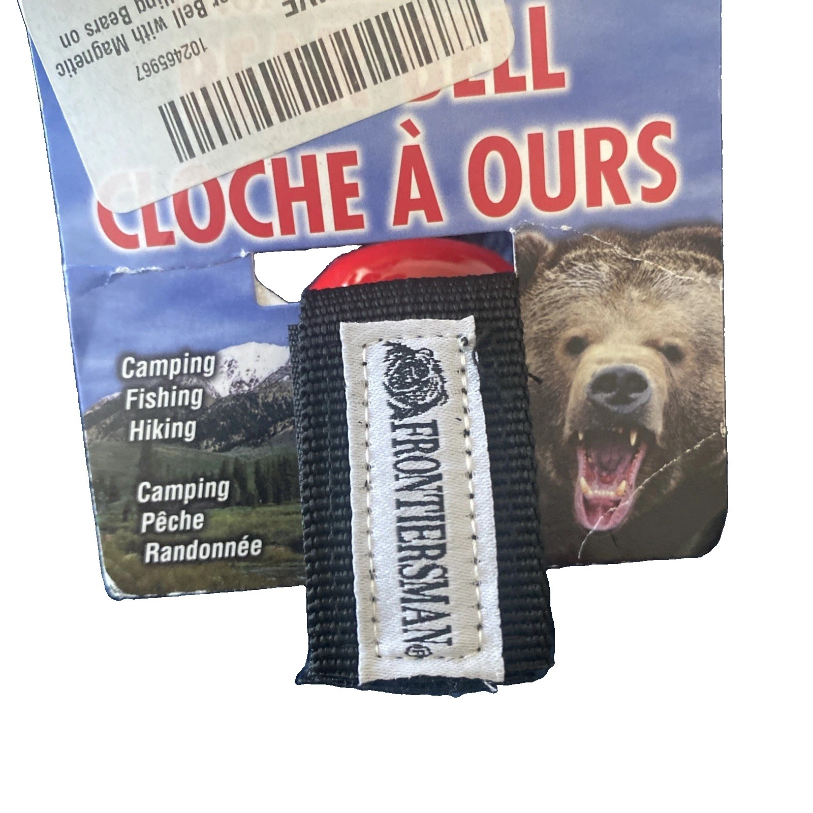 SABRE Frontiersman Bear Bell w/ Magnetic Silencer Hiking Camping