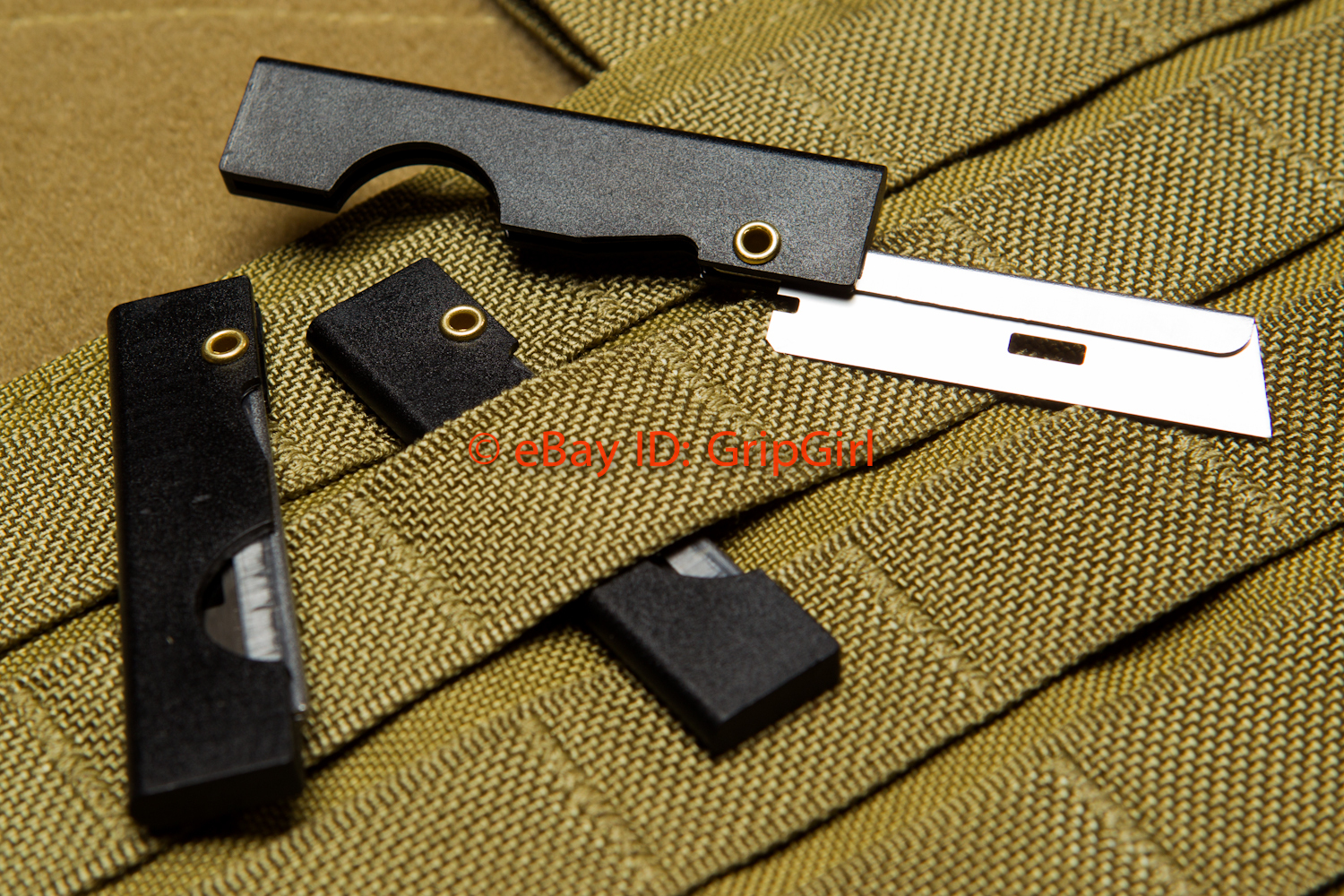 Set 3x Scalpels+Sharps Container IFAK First Aid Blow Out Kit Survival Gear EDC