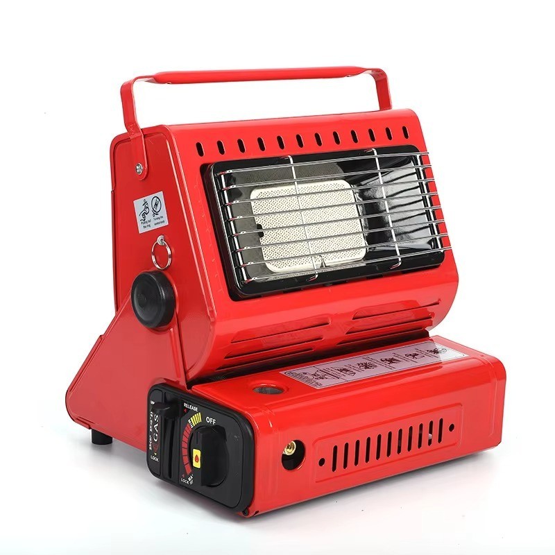 Portable Butane Camping Heater Survival Emergency Double Heat Source Indoor