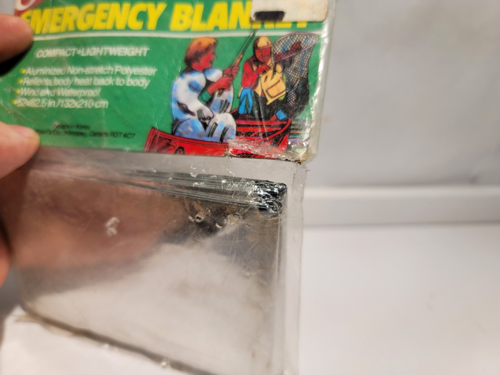 Vintage 1995 Coghlan’s Emergency Blanket NOS 8235 Made In USA Survival