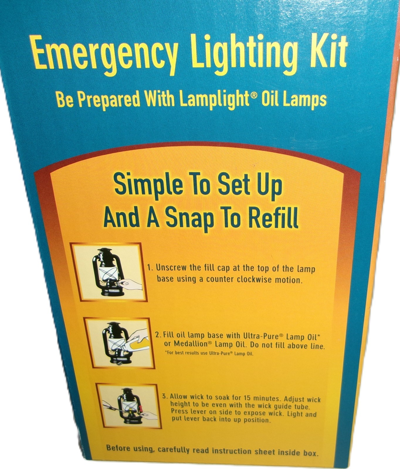 Emergency FARMER’S LANTERN Lighting Kit ~ GREAT FOR POWER OUTAGE/CAMPING