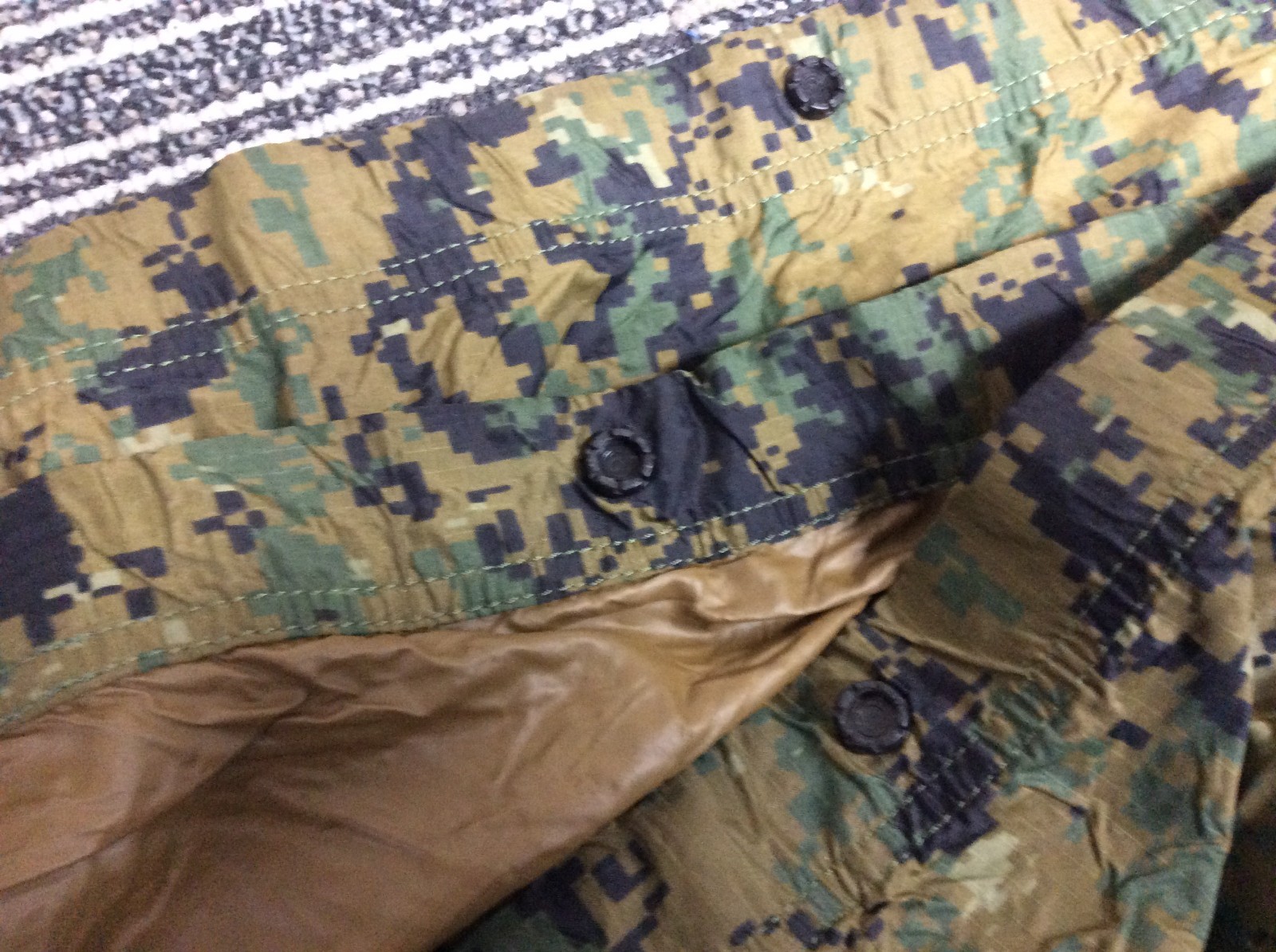 Field Tarp Military Shelter USMC Reversible Woodland Marpat/Coyote
