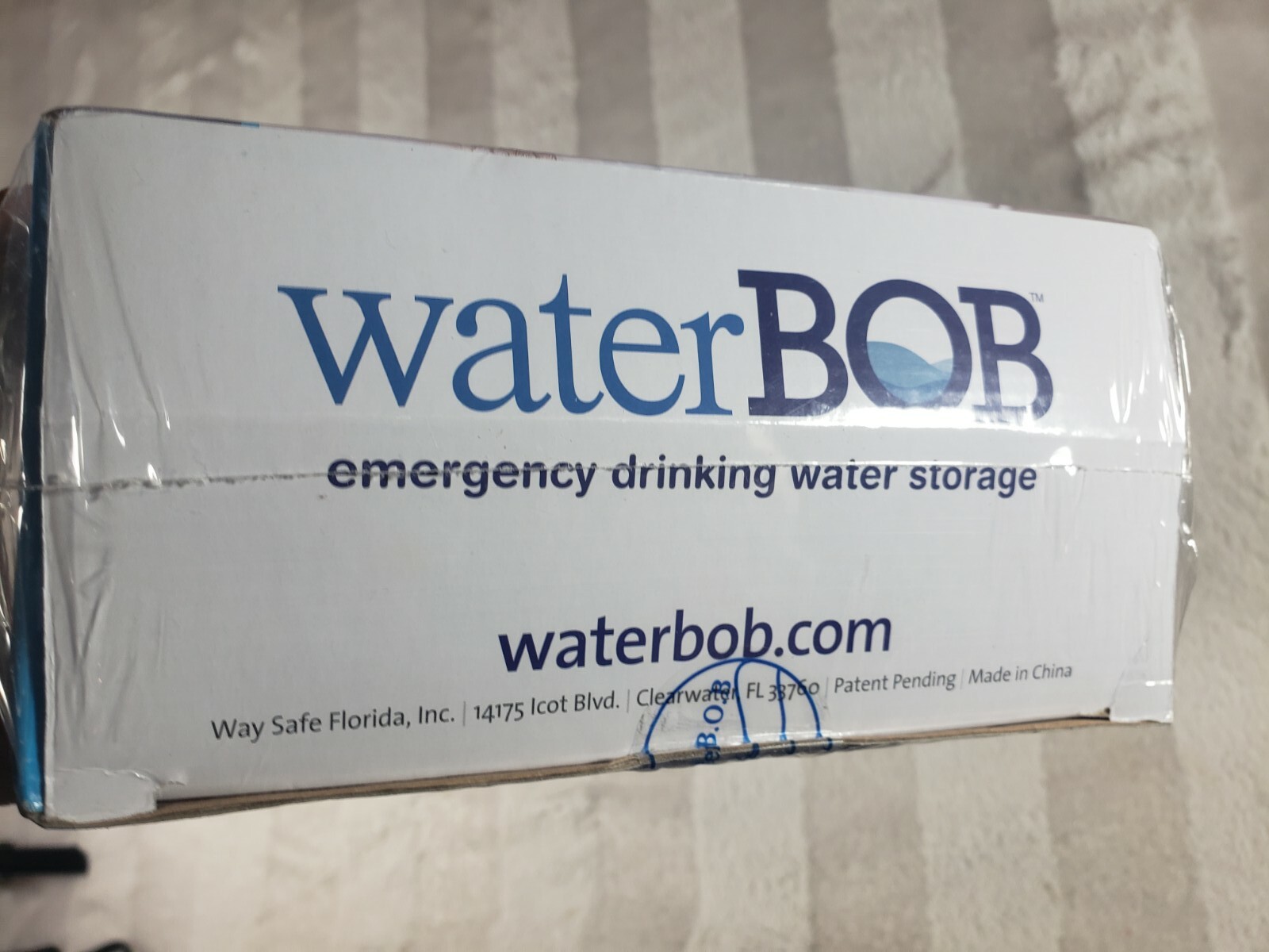 WaterBOB Bathtub Storage Emergency Drinking Water Container Holds 100 Gallons
