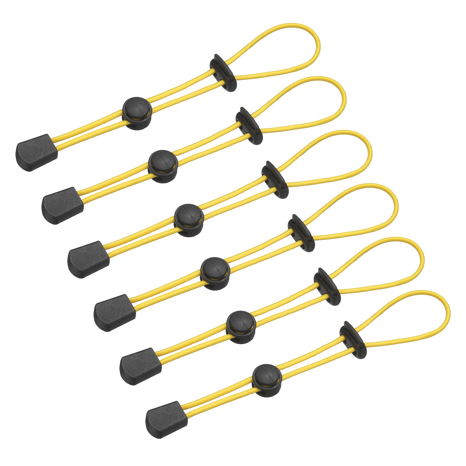 Climbing Stick Holder, Backpack Hiking Pole Ropes 8 Inch & 6 Pcs & Yellow